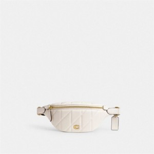 Coach Essential Belt Bag With Pillow Quilting Weiß | COH865442