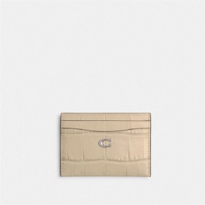 Coach Essential Card Case Silber Weiß | COH865547