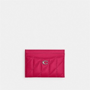 Coach Essential Card Case With Pillow Quilting Silber | COH865529