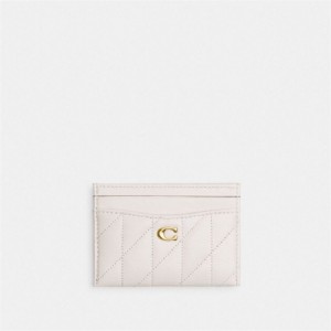 Coach Essential Card Case With Pillow Quilting Weiß | COH865716