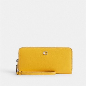 Coach Essential Continental Wallet Silber | COH865498