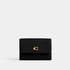 Coach Essential Mini Trifold Wallet Schwarz | COH865556