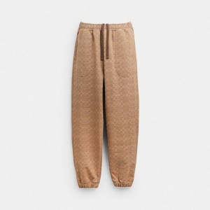 Coach Essential Signature Joggers Braun | COH866949