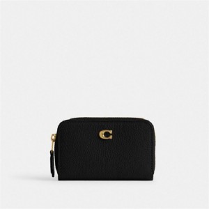 Coach Essential Small Zip Around Card Case Schwarz | COH865554
