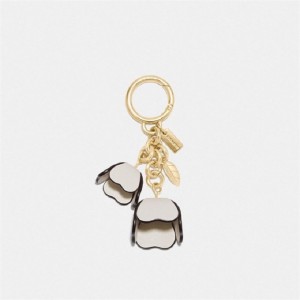 Coach Essential Tea Rose Bag Charm Gold | COH866465