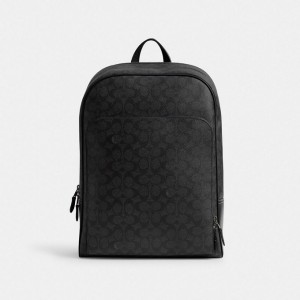 Coach Gotham Backpack In Signature Canvas Grau | COH866503