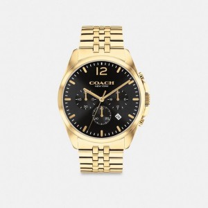 Coach Greyson Watch, 43 Mm Gold | COH866981