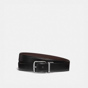 Coach Harness Buckle Cut To Size Reversible Belt, 32 Mm Schwarz Braun | COH866998