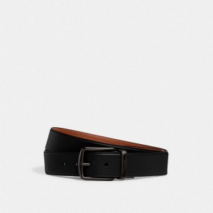 Coach Harness Buckle Cut To Size Reversible Belt, 38 Mm Schwarz | COH867003