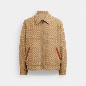 Coach Heritage Reversible Jacket Braun | COH866872