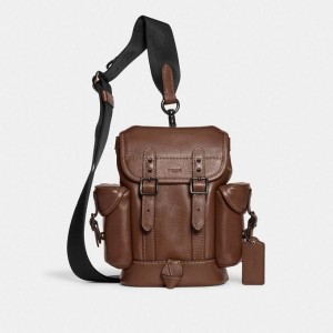 Coach Hitch Backpack 13 Schokolade | COH866491