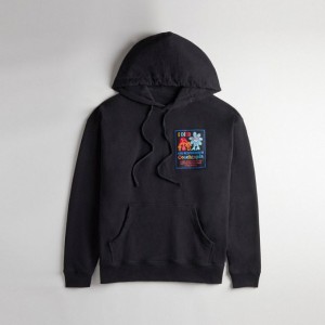 Coach Hoodie: Coachtopia Graphic Label Schwarz | COH866893
