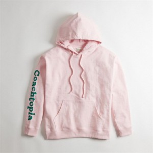 Coach Hoodie In 100% Recycled Cotton: 3 Clouds Rosa Mehrfarbig | COH865959