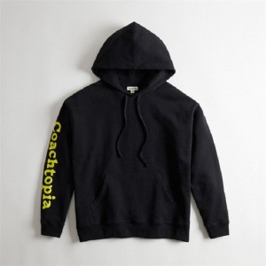 Coach Hoodie In 98% Recycled Cotton: 3 Clouds Schwarz | COH865961
