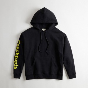 Coach Hoodie In 98% Recycled Cotton: 3 Clouds Schwarz | COH866895