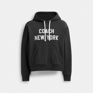 Coach Hoodie Sweatshirt Schwarz | COH866905