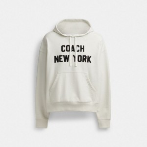 Coach Hoodie Sweatshirt Weiß | COH866916