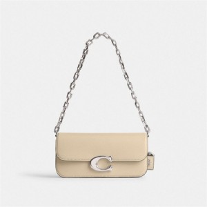 Coach Idol Bag 23 Silber Weiß | COH864809