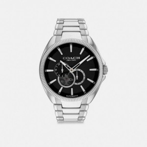 Coach Jackson Automatic Watch, 45 Mm Grau | COH866990