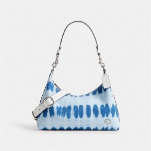 Coach Juliet Shoulder Bag With Tie Dye Silber Blau Mehrfarbig | COH864957