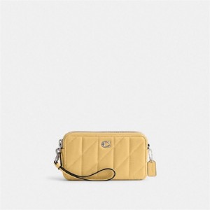Coach Kira Crossbody Bag With Pillow Quilting Silber | COH865619