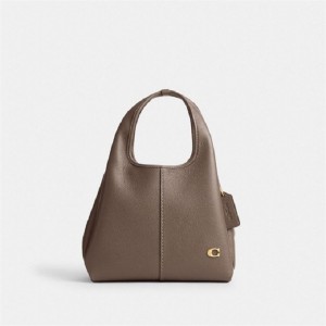 Coach Lana Shoulder Bag 23 Dunkelgrau | COH865142