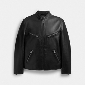 Coach Leather Racer Schwarz | COH866858