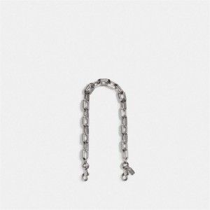 Coach Link Chain Strap Silber | COH866469