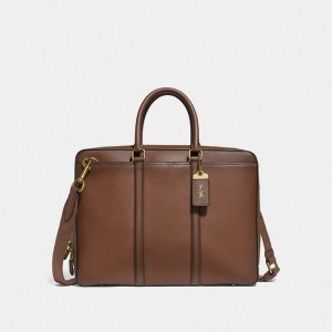 Coach Metropolitan Slim Brief Braun | COH866525