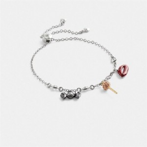 Coach Mini Candy Slider Bracelet Silber Mehrfarbig | COH866117