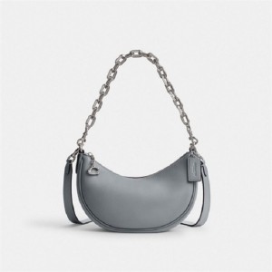 Coach Mira Shoulder Bag Silber Grau Blau | COH864994
