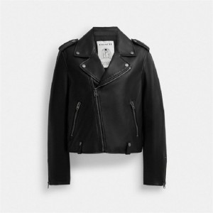 Coach Moto Jacket Schwarz | COH865937
