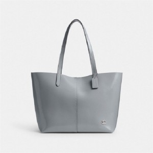 Coach North Tote Bag 32 Silber Grau Blau | COH865095
