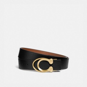 Coach Outline C Buckle Cut To Size Belt, 38 Mm Schwarz | COH866999