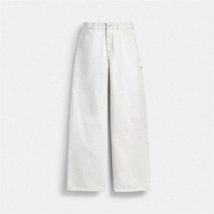 Coach Painter Jeans In Organic Cotton Weiß | COH866046