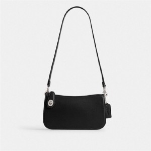 Coach Penn Shoulder Bag Silber Schwarz | COH864942