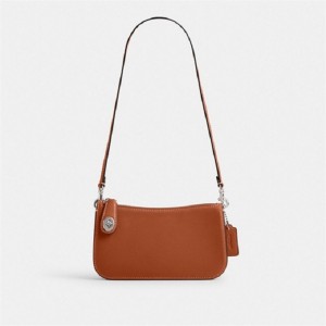 Coach Penn Shoulder Bag Silber | COH864825