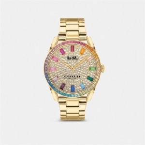 Coach Preston Watch, 36 Mm Gold | COH866276