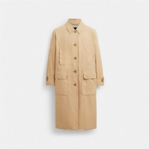 Coach Regenerative Cotton Balmacaan Hellkhaki | COH865939