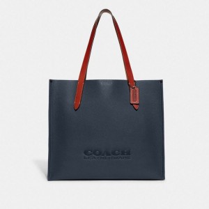 Coach Relay Tote Bag Blau | COH866528