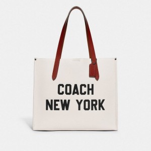 Coach Relay Tote Bag With Graphic Mehrfarbig | COH866527