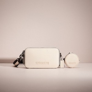 Coach Restored Charter Slim Crossbody Weiß | COH866570