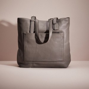 Coach Restored Metropolitan Soft Tote Grau Grau | COH866627