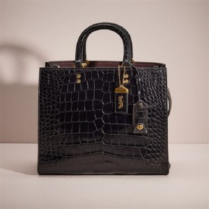 Coach Restored Rogue In Alligator Schwarz | COH865143