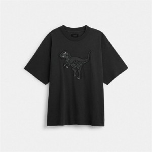 Coach Rexy T Shirt Schwarz | COH865975