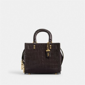 Coach Rogue 20 In Alligator Bordeaux | COH865172