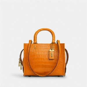 Coach Rogue Bag 25 In Alligator Orange | COH865120