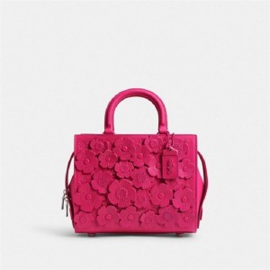 Coach Rogue Bag 25 With Tea Rose Silber | COH865180