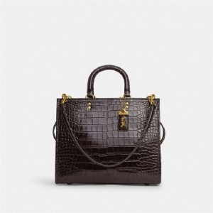 Coach Rogue Bag In Alligator Bordeaux | COH865134
