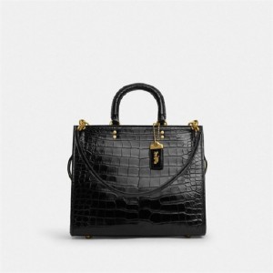Coach Rogue Bag In Alligator Schwarz | COH865162